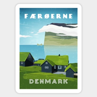 Faroe islands/Faroerne, Denmark Sticker